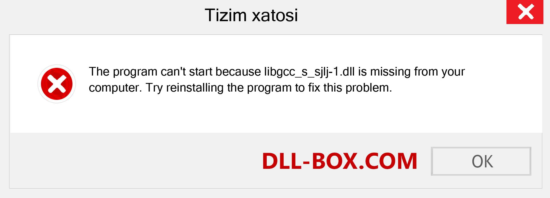libgcc_s_sjlj-1.dll fayli yo'qolganmi?. Windows 7, 8, 10 uchun yuklab olish - Windowsda libgcc_s_sjlj-1 dll etishmayotgan xatoni tuzating, rasmlar, rasmlar